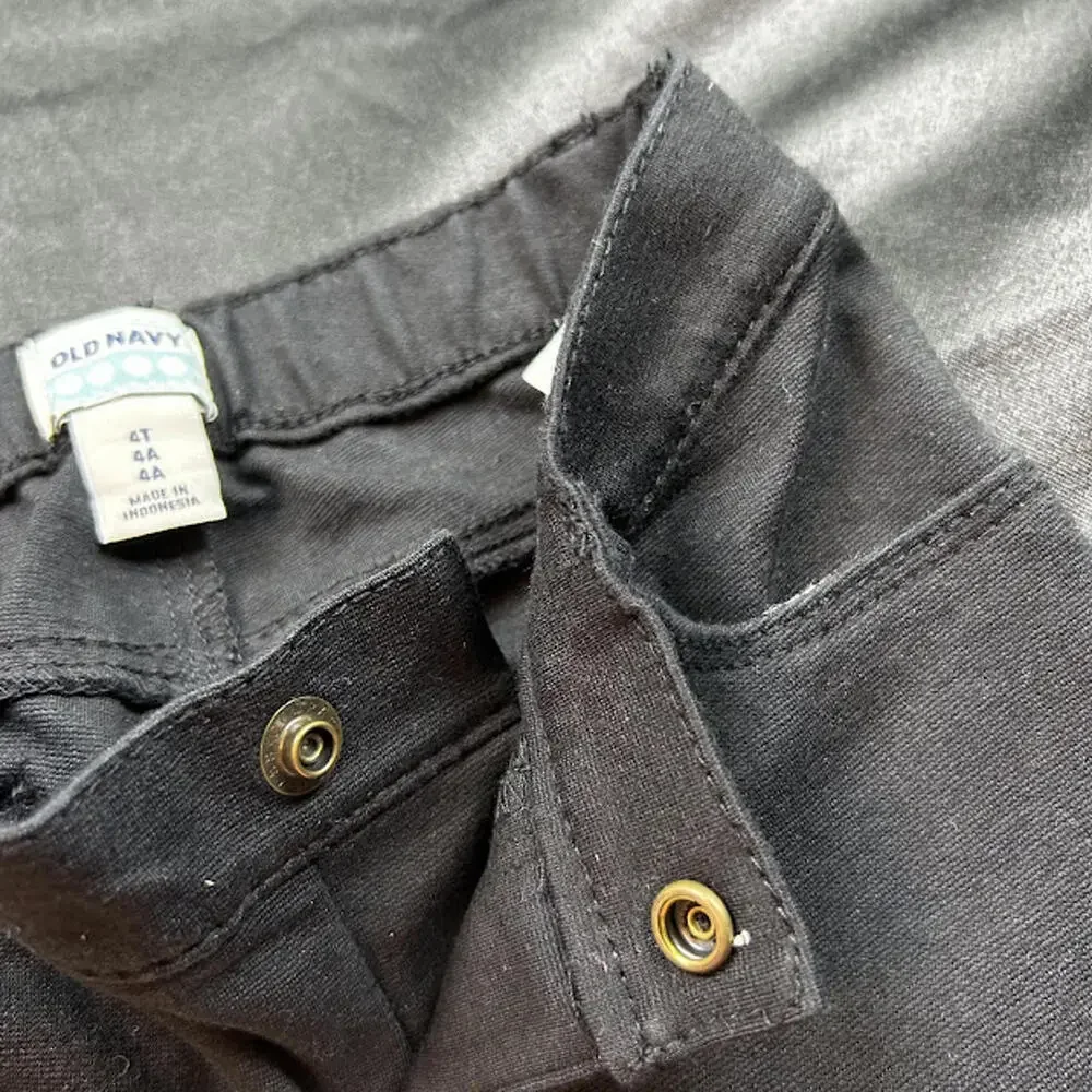 Old Navy Girls‎ Pants 4T Black Jean Style EUC